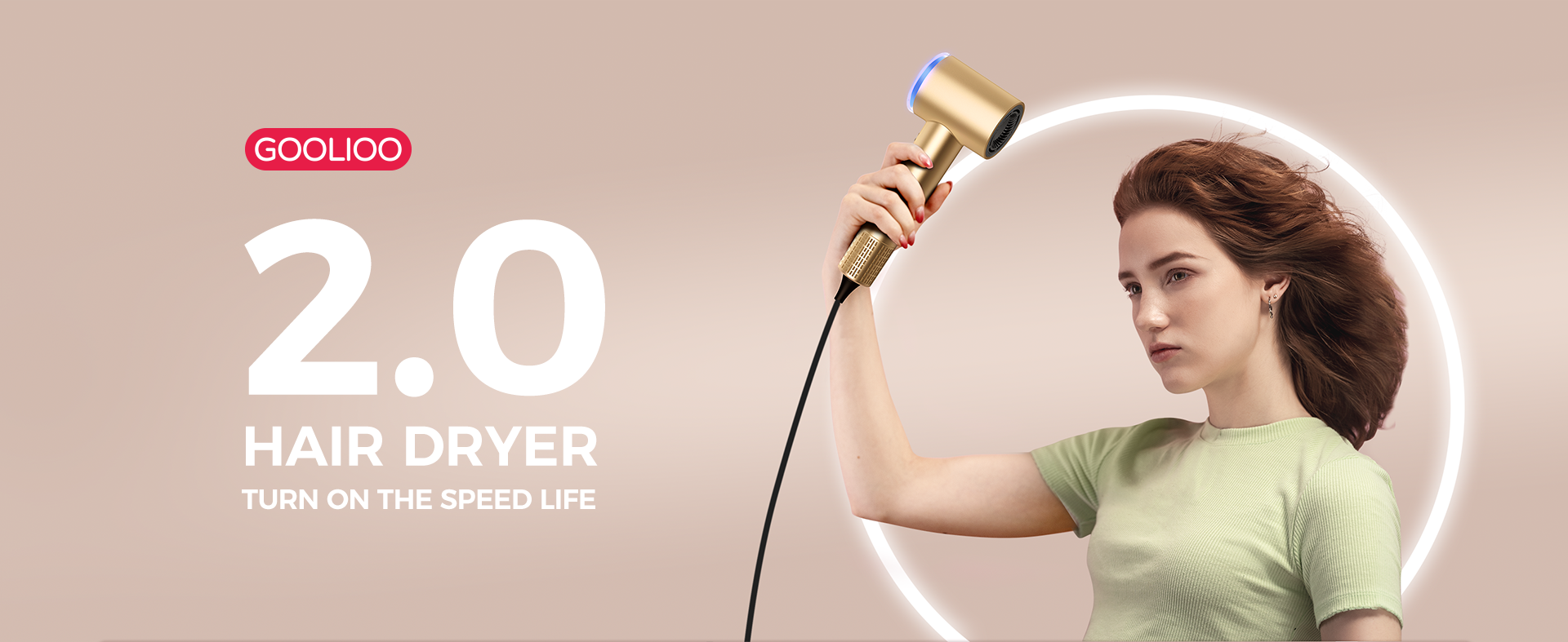 The Goolioo high speed hair dryer now have 2.0 version